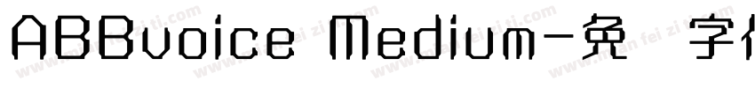 ABBvoice Medium字体转换